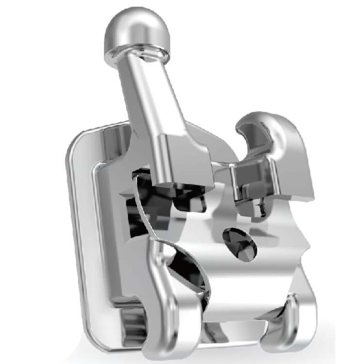 Self ligating bracket set Roth .22″ slot 7 x 7 , hook on 3,4,5 (28 pieces) – oficiali Falcon Medical produkto nuotrauka