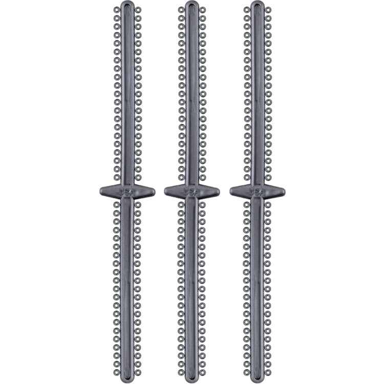 ElastoMax Duo ligatures, Latex free, metallic silver (1008 ligatures) – oficiali Falcon Medical produkto nuotrauka