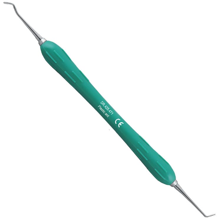 Easy-Color Plastic-Instrument de anterior fig. 43/47 (Green) – oficiali Falcon Medical produkto nuotrauka