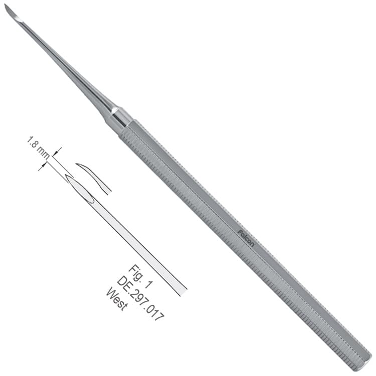 Elevator root tip pick SE West fig. 1 – oficiali Falcon Medical produkto nuotrauka