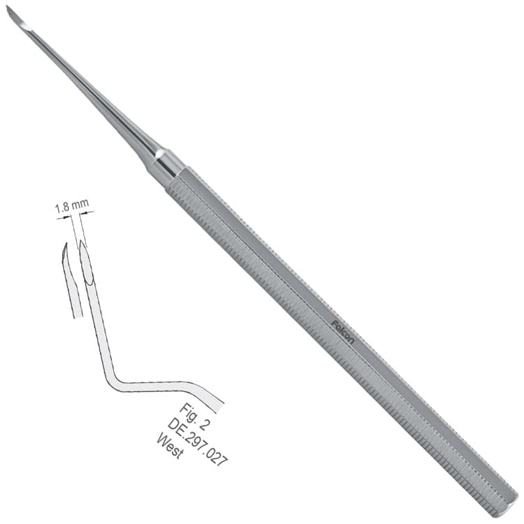 Elevator root tip pick SE West fig. 1 – oficiali Falcon Medical produkto nuotrauka