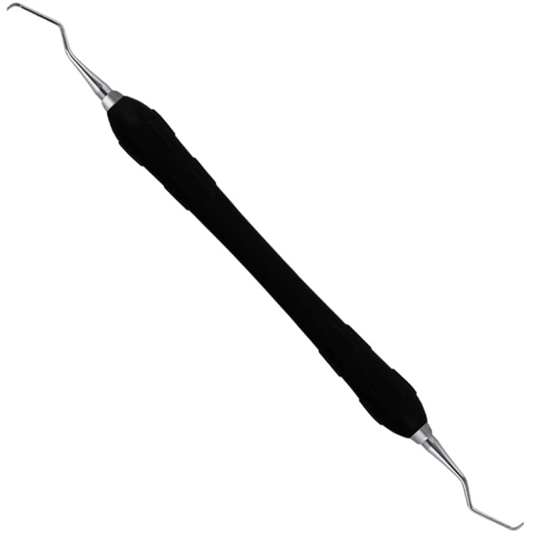 Easy-Color Curette Gracey Mini de fig. 3/4 (Black) – oficiali Falcon Medical produkto nuotrauka