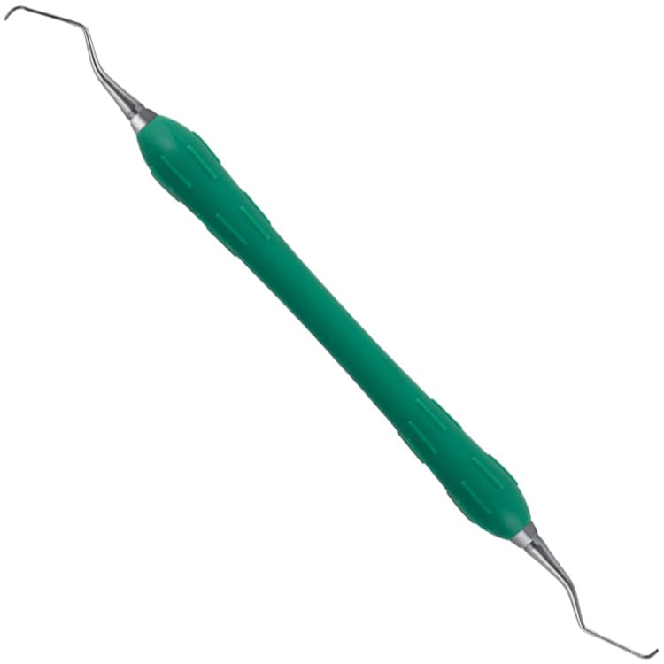 Easy-Color Curette Gracey Mini de fig. 7/8 (Green) – oficiali Falcon Medical produkto nuotrauka