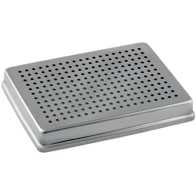 Perforated cover for midi trays 187 x 145 x 25mm – oficiali Falcon Medical produkto nuotrauka