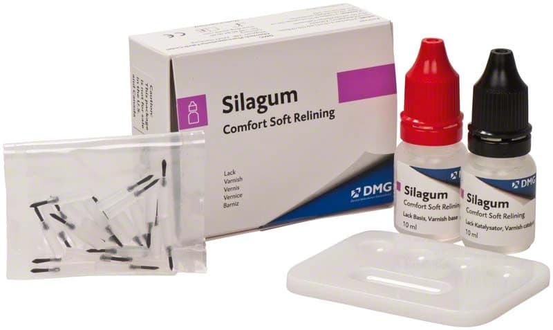 Silagum Comfort Varnish 2x10ml – oficiali DMG produkto nuotrauka