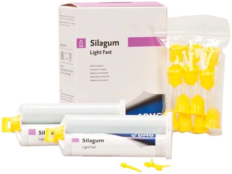 Silagum Light Fast AM NH 2 x 50ml, 10 antgaliukų – oficiali DMG produkto nuotrauka