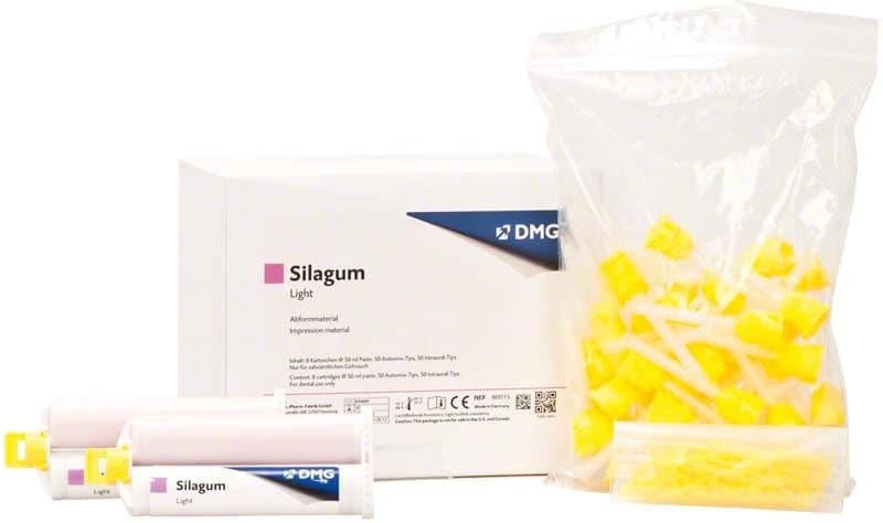 Silagum Light AM NH 8 x 50ml, 50 antgaliukų – oficiali DMG produkto nuotrauka