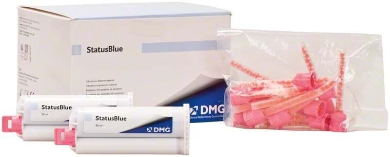 Status Blue 4:1 GPA 8 x 50 ml, 16 vnt. antgaliukų – oficiali DMG produkto nuotrauka