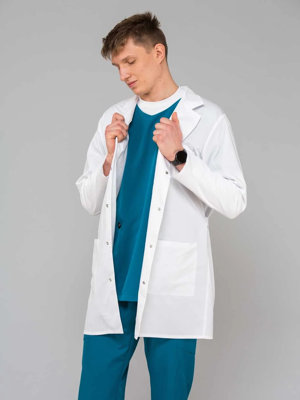 Vyriškas medicininis chalatas WOJCIECH