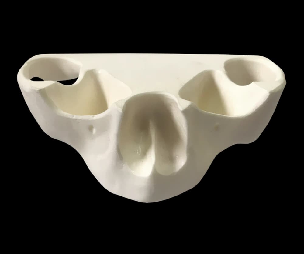Sintetinis žandikaulio modelis skruostikauliniams implantams - oficiali GF Dental produkto nuotrauka