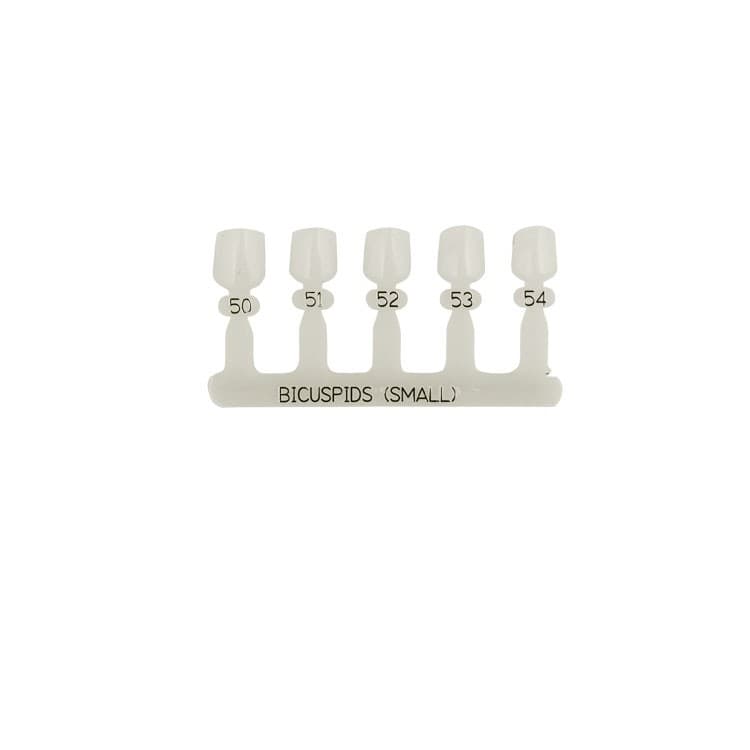 Polycarbonate temporary crowns lower premolars (Pack of 5 pieces) – oficiali Falcon Medical produkto nuotrauka