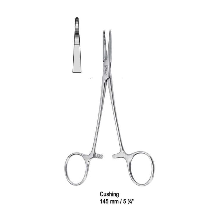 Forceps artery Cushing straight 145mm – oficiali Falcon Medical produkto nuotrauka