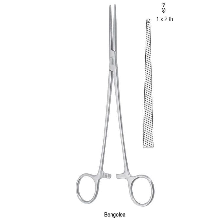 Forceps artery Bengolea 1x2th straight 215mm – oficiali Falcon Medical produkto nuotrauka