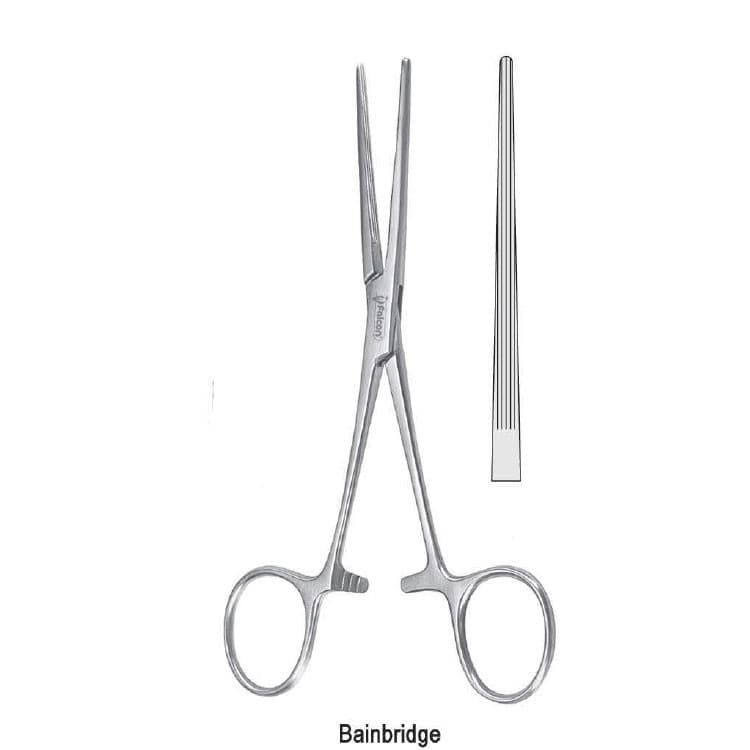 Forceps artery Bainbridge straight 155mm – oficiali Falcon Medical produkto nuotrauka
