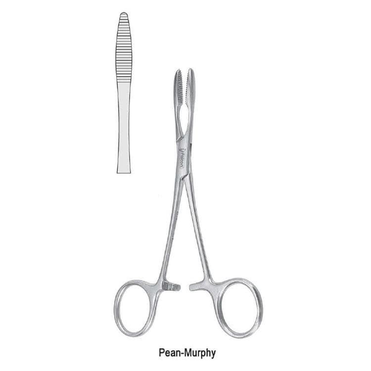 Forceps artery Pean-Murphy straight 145mm – oficiali Falcon Medical produkto nuotrauka