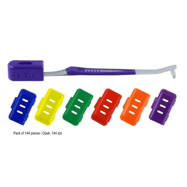 Toothbrush covers assorted colours (Pack of 144 pieces) – oficiali Falcon Medical produkto nuotrauka