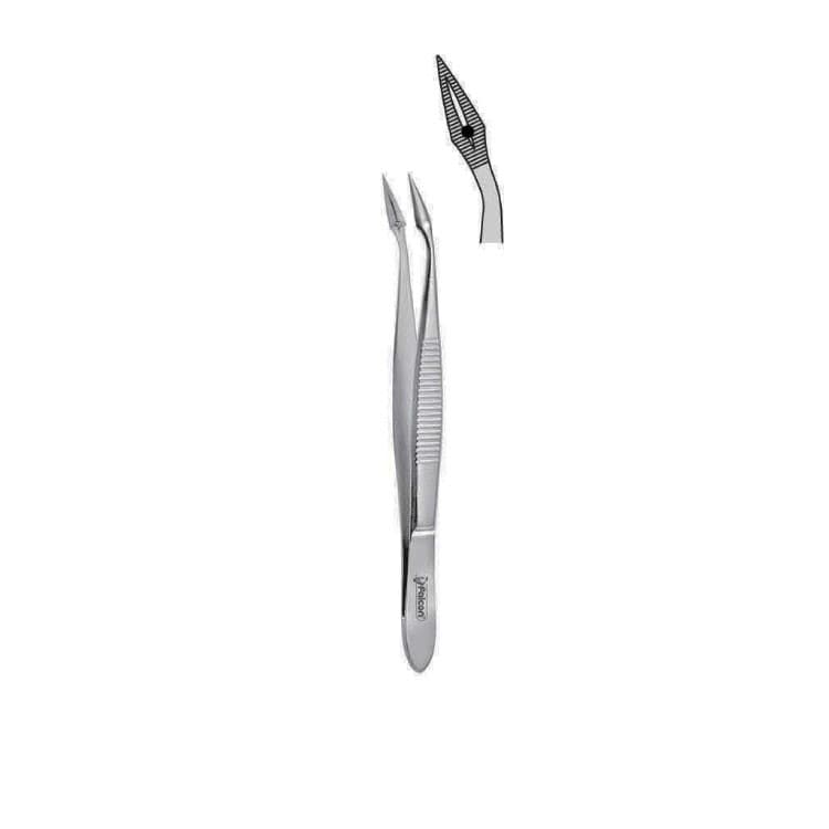 Forceps splinter Hunter angled 105mm – oficiali Falcon Medical produkto nuotrauka