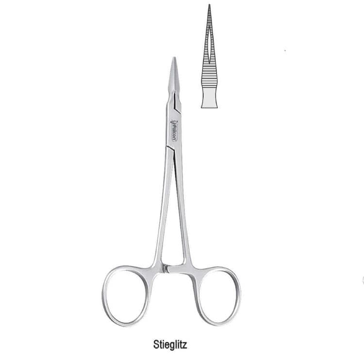 Forceps splinter Stieglitz straight 140mm – oficiali Falcon Medical produkto nuotrauka
