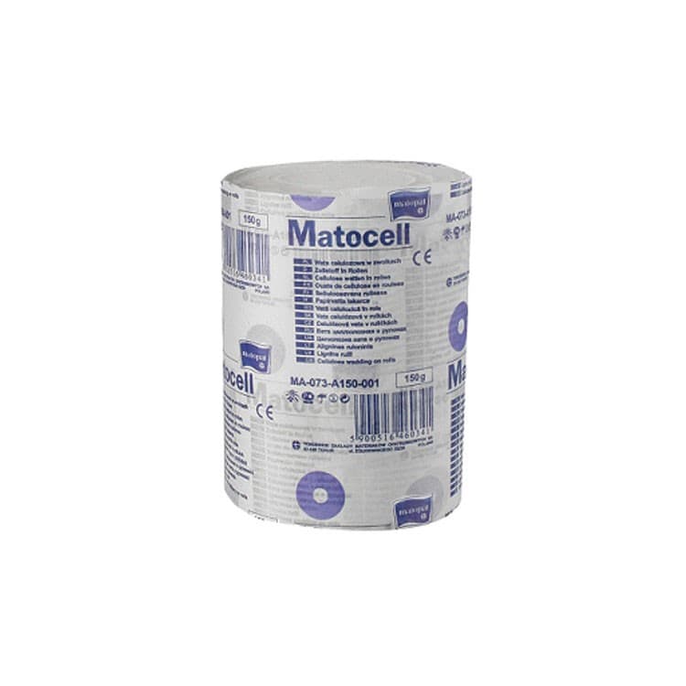 MATOCELL Cellulose wadding pads 150g – oficiali Falcon Medical produkto nuotrauka