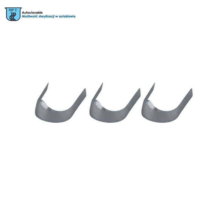 Contoured anatomical matrices molars right, 0.035 mm (Pack of 30 pieces) – oficiali Falcon Medical produkto nuotrauka