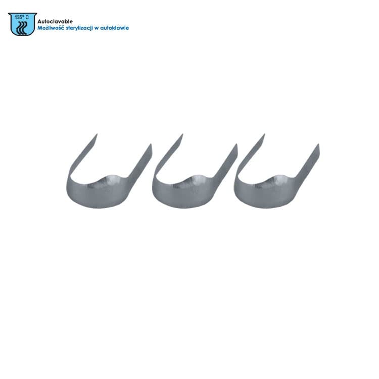 Contoured anatomical matrices molars left, 0.035 mm (Pack of 30 pieces) – oficiali Falcon Medical produkto nuotrauka