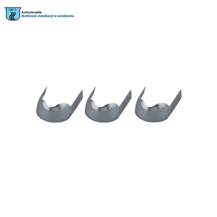 Contoured anatomical matrices premolars left, right, 0.05 mm (Pack of 30 pieces) – oficiali Falcon Medical produkto nuotrauka