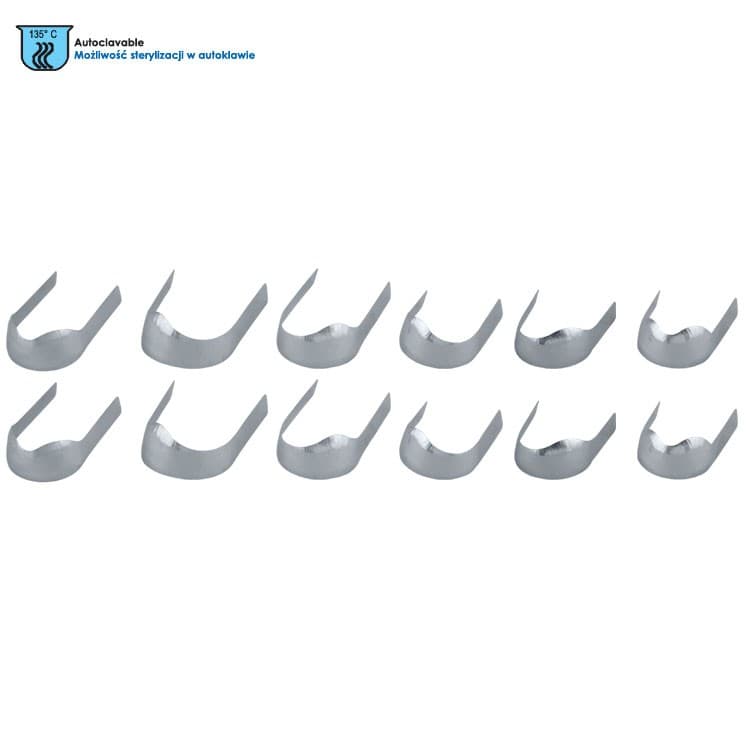 Contoured anatomical matrices assorted, 0.05 mm (Pack of 30 pieces) – oficiali Falcon Medical produkto nuotrauka