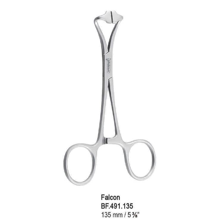 Forceps towel Falcon non-tearing 135mm – oficiali Falcon Medical produkto nuotrauka