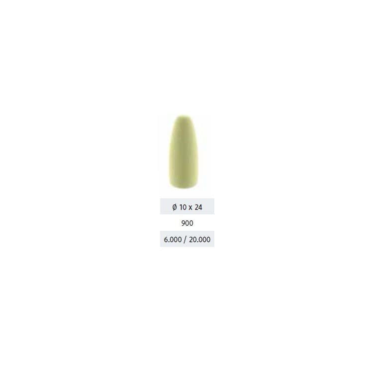 Eco-System, acrylic polisher fine grit Ø10 x 24mm – oficiali Falcon Medical produkto nuotrauka