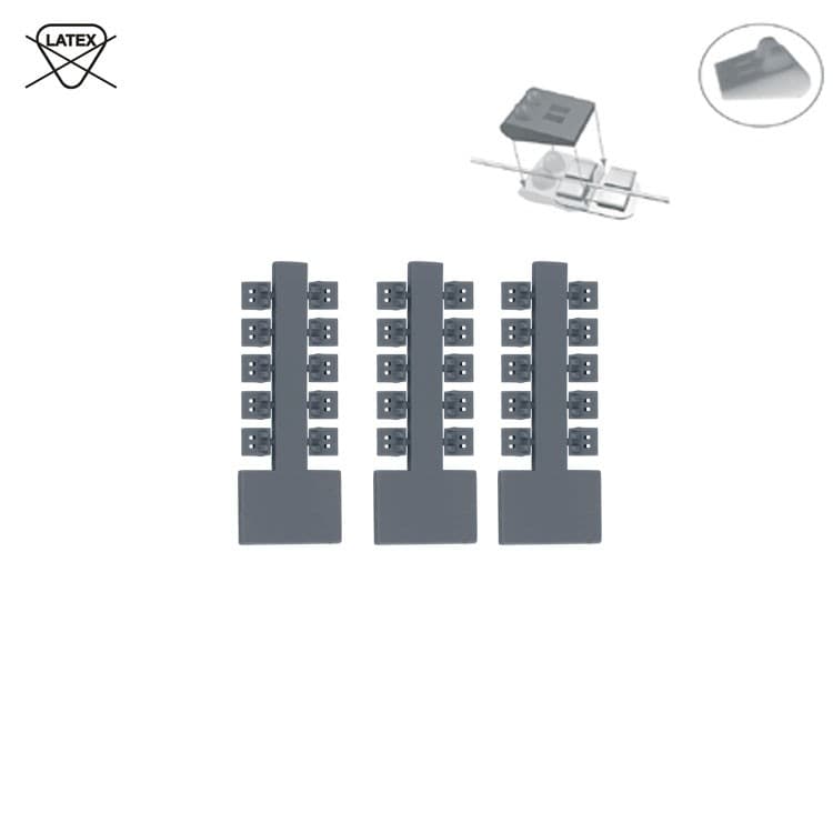 ElastoMax rotation wedges standard gray (Pack of 100 pieces) – oficiali Falcon Medical produkto nuotrauka
