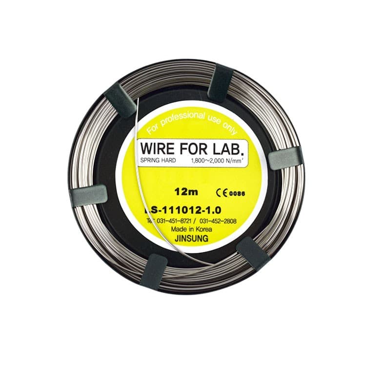 Laboratory wire spring hard 0.8mm, 12 meters spool – oficiali Falcon Medical produkto nuotrauka