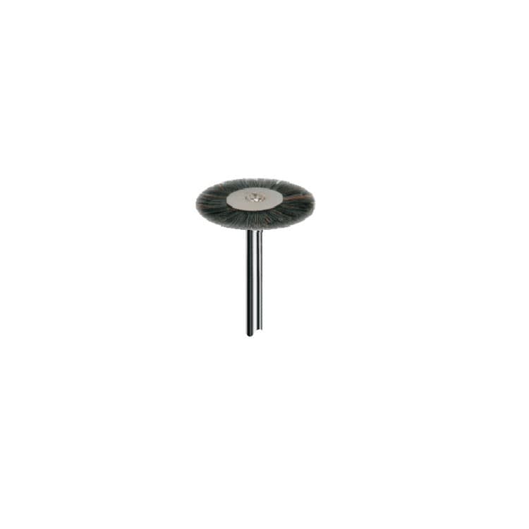 Apline wheel brush Ø 14mm black horse hair hard HP – oficiali Falcon Medical produkto nuotrauka