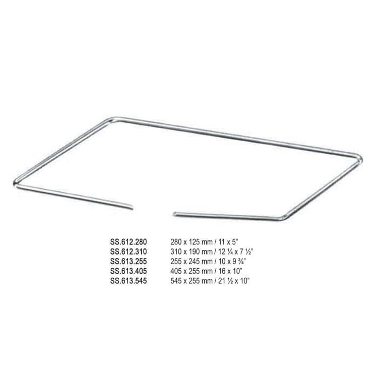 Drape retainer for dental containers 310x190mm – oficiali Falcon Medical produkto nuotrauka
