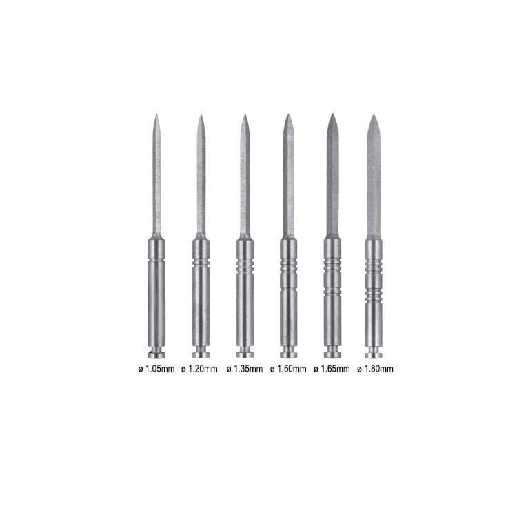 Screw post reamers RA short 28mm assorted (Pack of 6 pieces) – oficiali Falcon Medical produkto nuotrauka