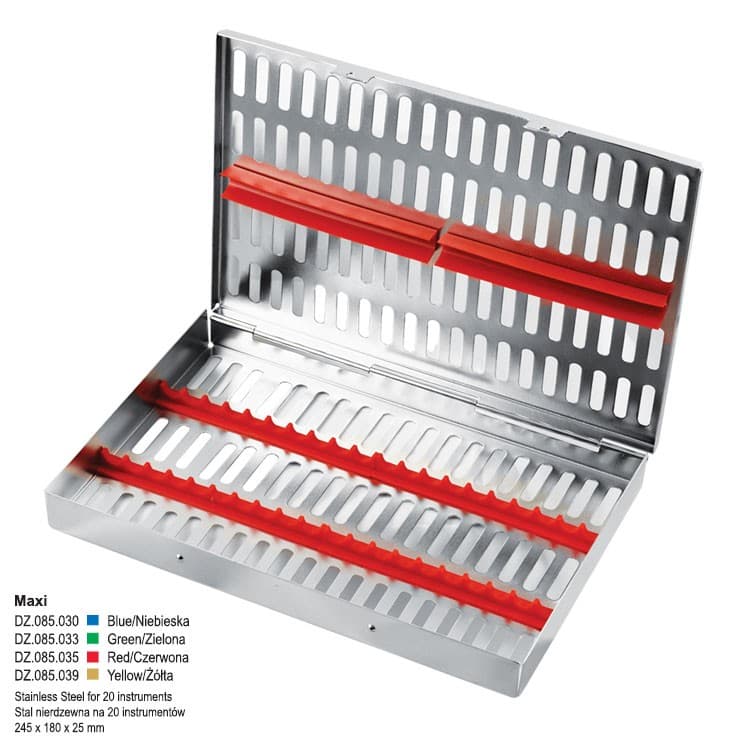 Cassette Tray with cover MAXI, blue – oficiali Falcon Medical produkto nuotrauka