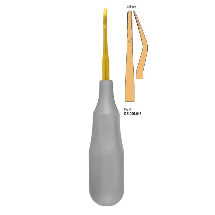 Ergo-Form Elevator Falcon serrated bayonet 3.5mm, fig.4 – oficiali Falcon Medical produkto nuotrauka