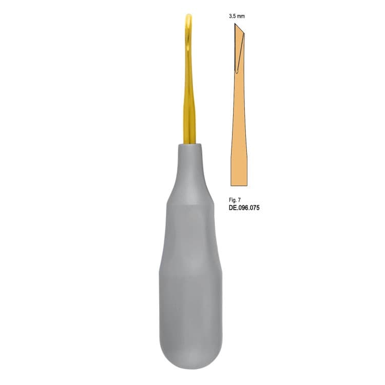 Ergo-Form Elevator Falcon serrated right 3.5mm, fig.7 – oficiali Falcon Medical produkto nuotrauka