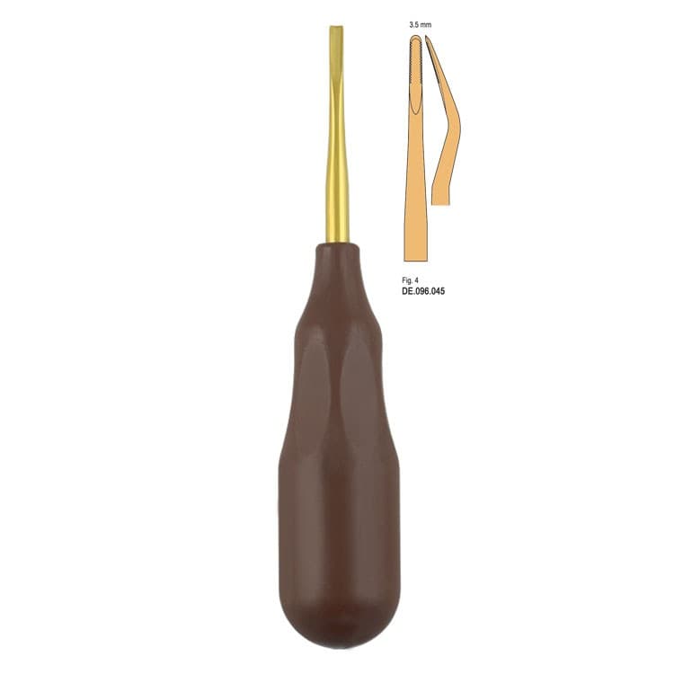 Century-Line Elevator Falcon serrated bayonet 3.5mm, fig.4 – oficiali Falcon Medical produkto nuotrauka