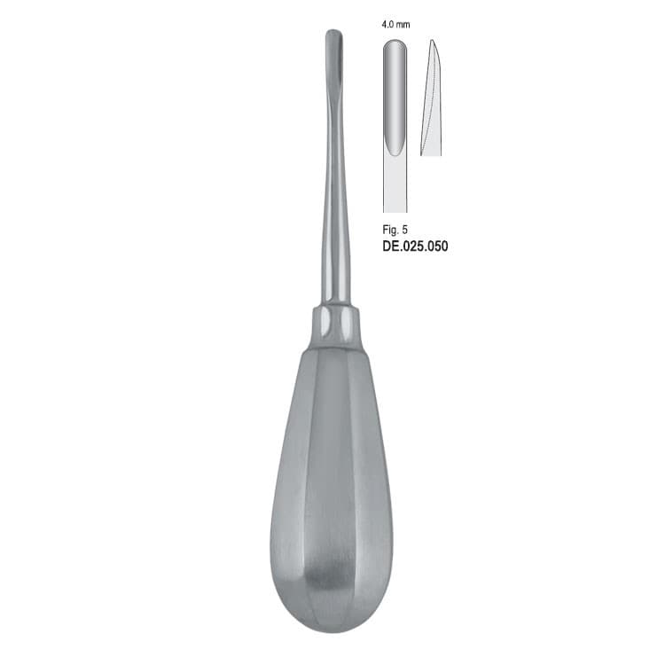 Elevator Bein 4mm fig. 5 – oficiali Falcon Medical produkto nuotrauka