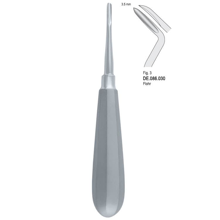 Elevator Flohr right fig. 3 – oficiali Falcon Medical produkto nuotrauka
