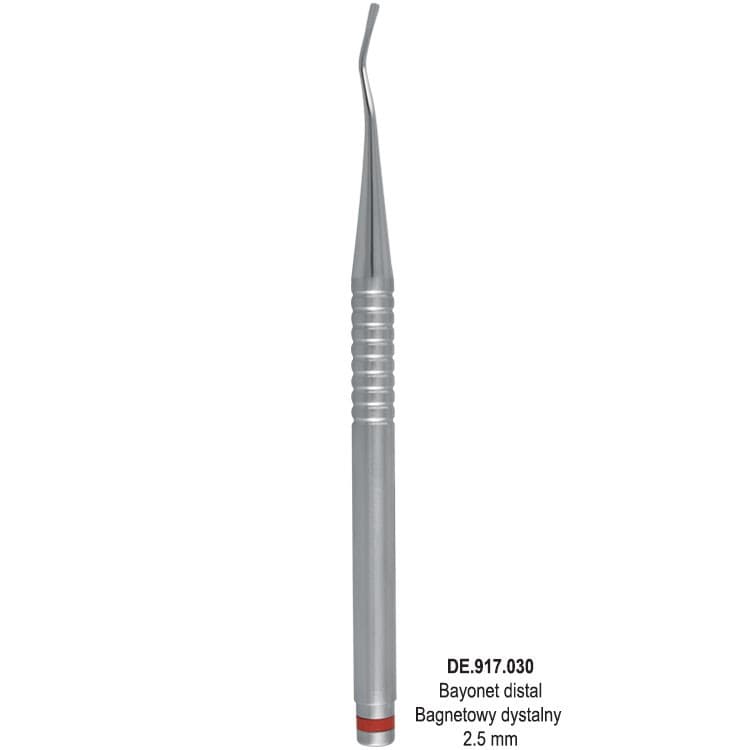 Luxating hybrid micro serrated bayonet distal 2.5mm (Red) – oficiali Falcon Medical produkto nuotrauka