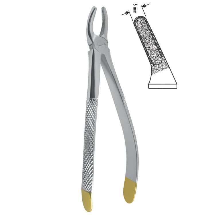 Diamond-Grip Extracting forceps European pattern fig. 7 – oficiali Falcon Medical produkto nuotrauka