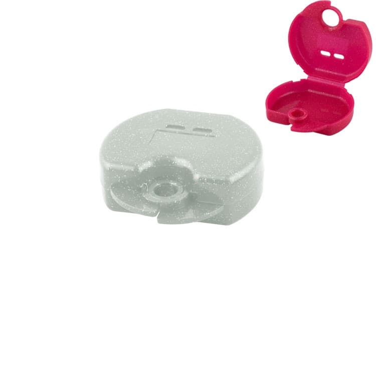 Retainer cases Euro mini glow, 31 x 76 x 64mm (Pack of 10 pieces) – oficiali Falcon Medical produkto nuotrauka