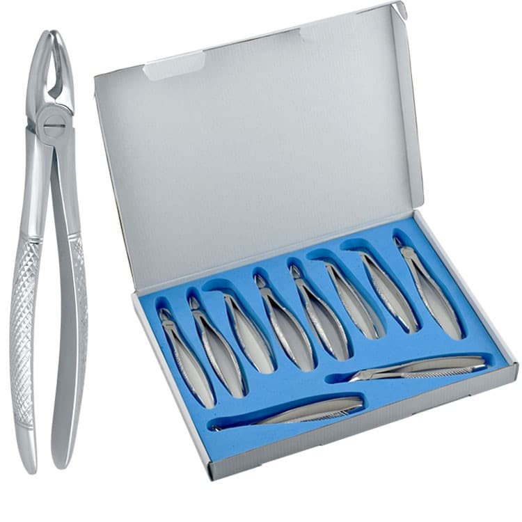 Extracting forceps European Pattern set of 10 – oficiali Falcon Medical produkto nuotrauka