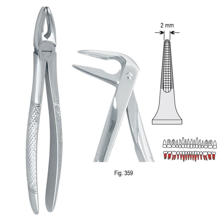 Extracting forceps European pattern fig. 359 – oficiali Falcon Medical produkto nuotrauka