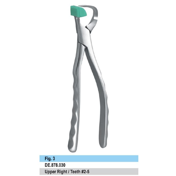 Power Grip Extracting forceps upper right – oficiali Falcon Medical produkto nuotrauka