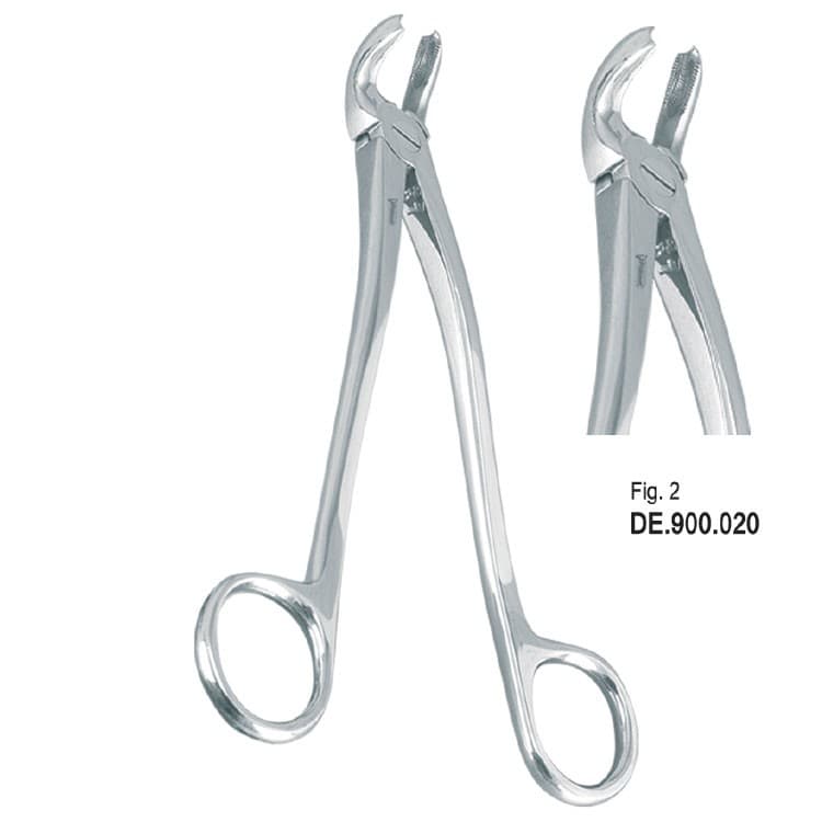 Extracting forceps with ring handle fig 2 – oficiali Falcon Medical produkto nuotrauka