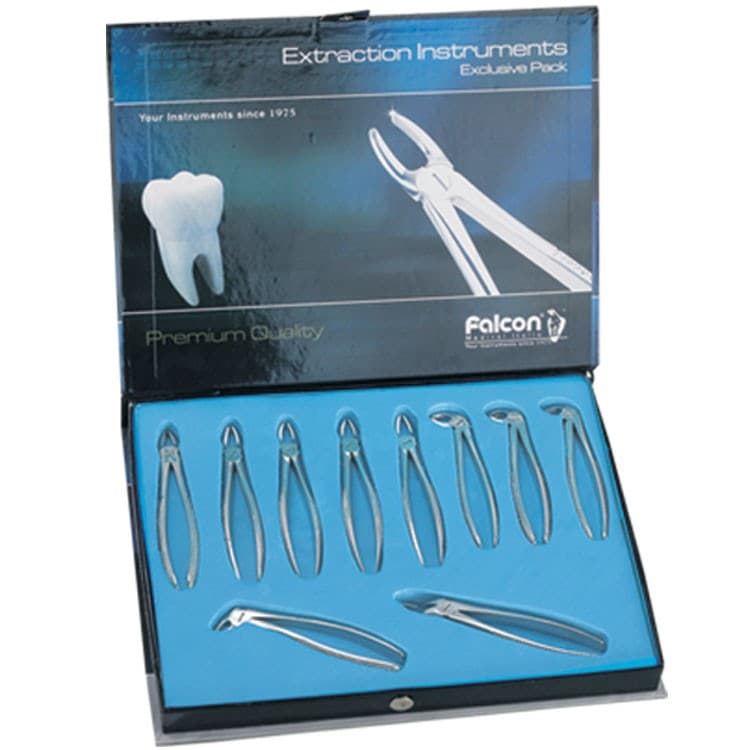 Extracting forceps children pattern set of 10 – oficiali Falcon Medical produkto nuotrauka