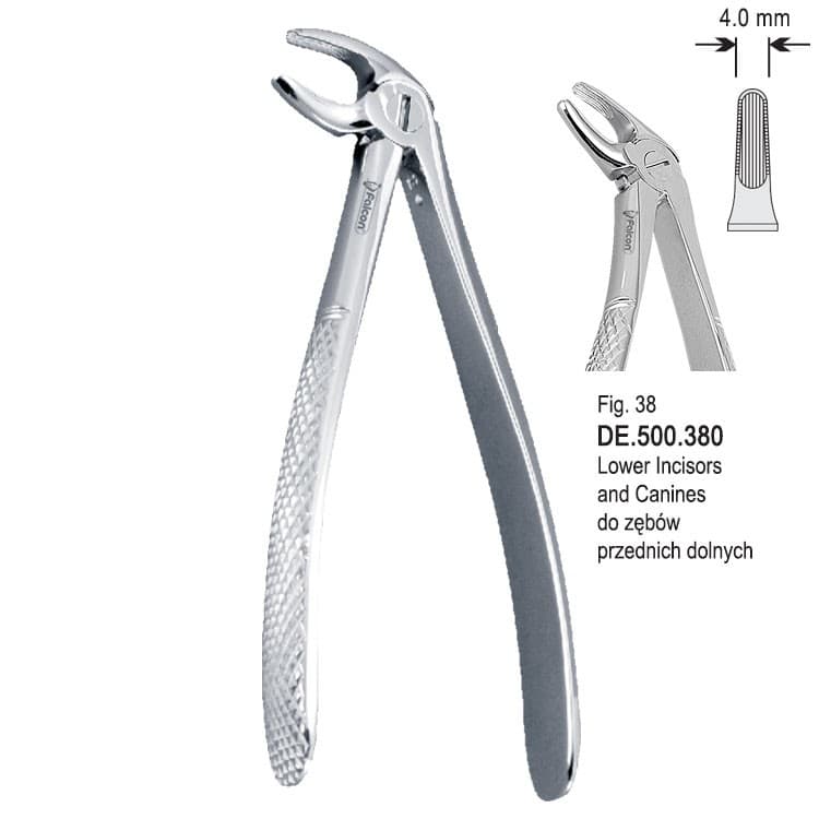 Extracting forceps children pattern fig. 38 – oficiali Falcon Medical produkto nuotrauka