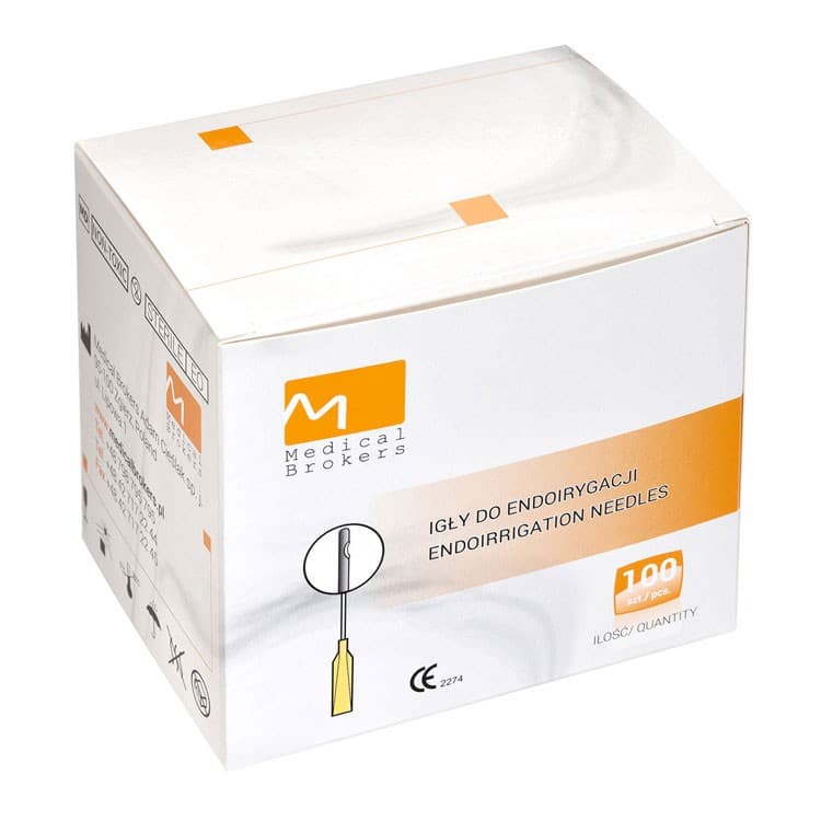 Endo Irrigation needles, single side vented, 0,3 x 25 (30G x 1″) (Pack of 100 pieces) – oficiali Falcon Medical produkto nuotrauka